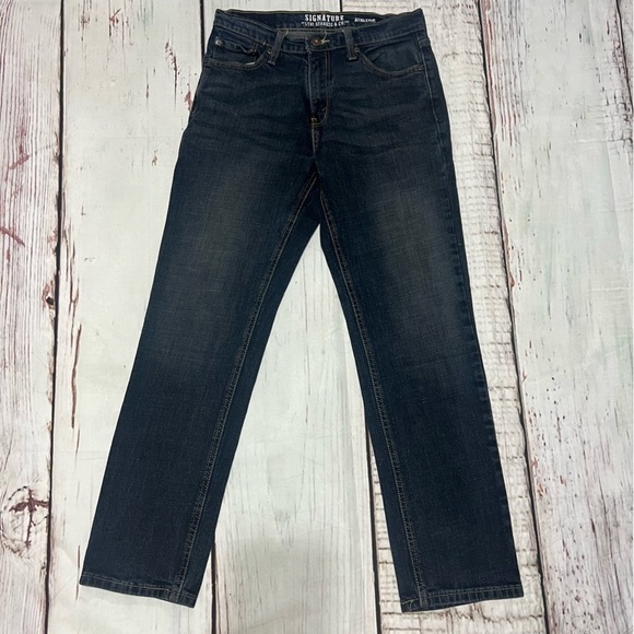 LEVI’s “Athletic” straight fit jeans Signature by Levi’s size 30x32 euc - Picture 1 of 16